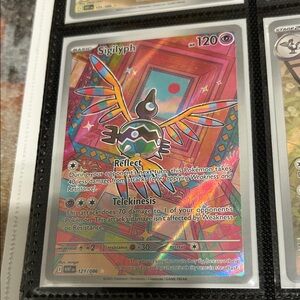 Pokemon Trading Card - Sigilyph with Red and Gold Accents
